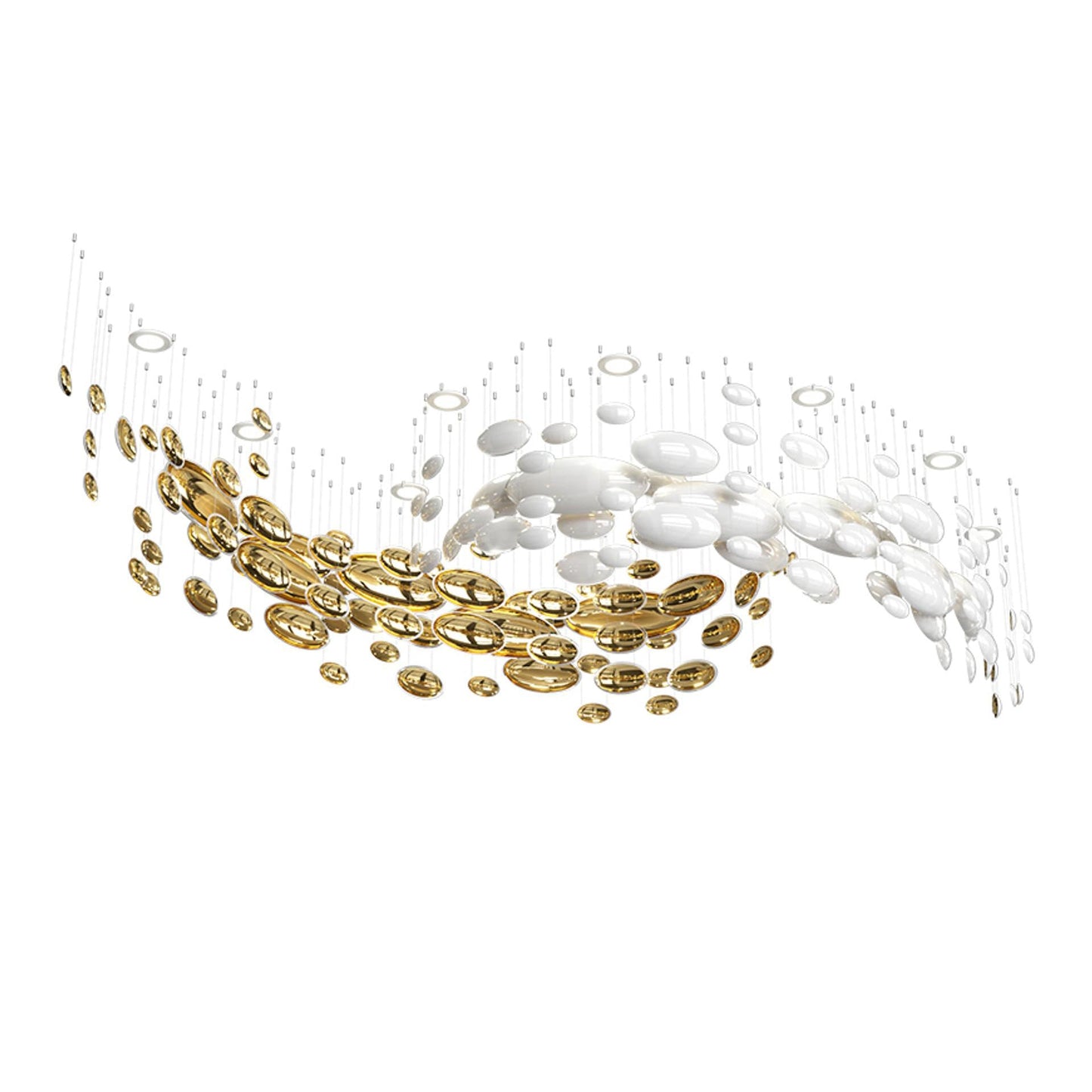 Lustre Bowl Collection Chandelier - Elegant Design, Adjustable Height