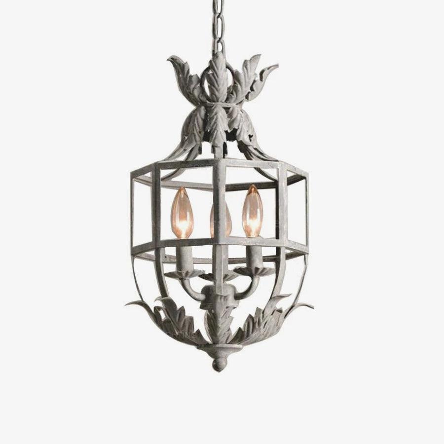 Lustre Retro Cage Chandelier - Vintage Design with Adjustable Height
