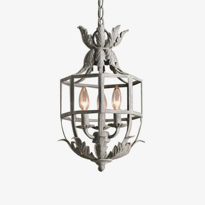 Lustre Retro Cage Chandelier - Vintage Design with Adjustable Height