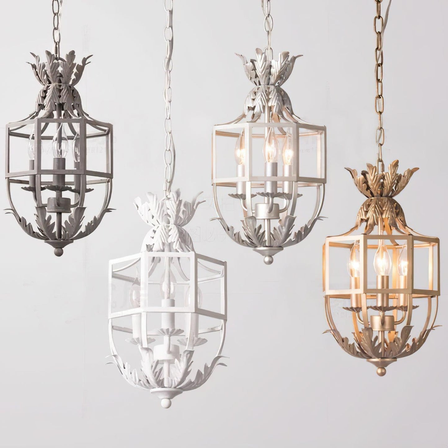 Lustre Retro Cage Chandelier - Vintage Design with Adjustable Height