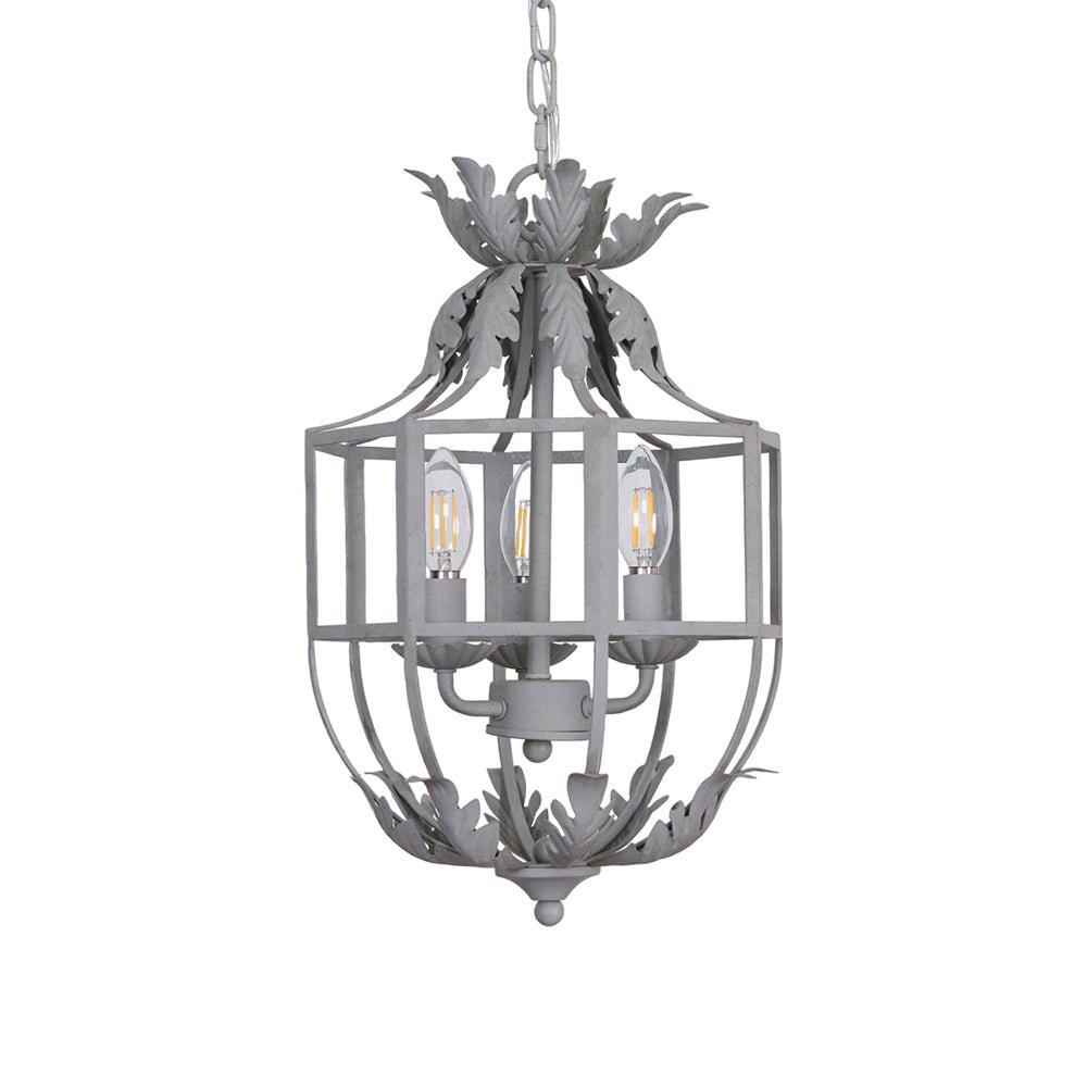 Lustre Retro Cage Chandelier - Vintage Design with Adjustable Height