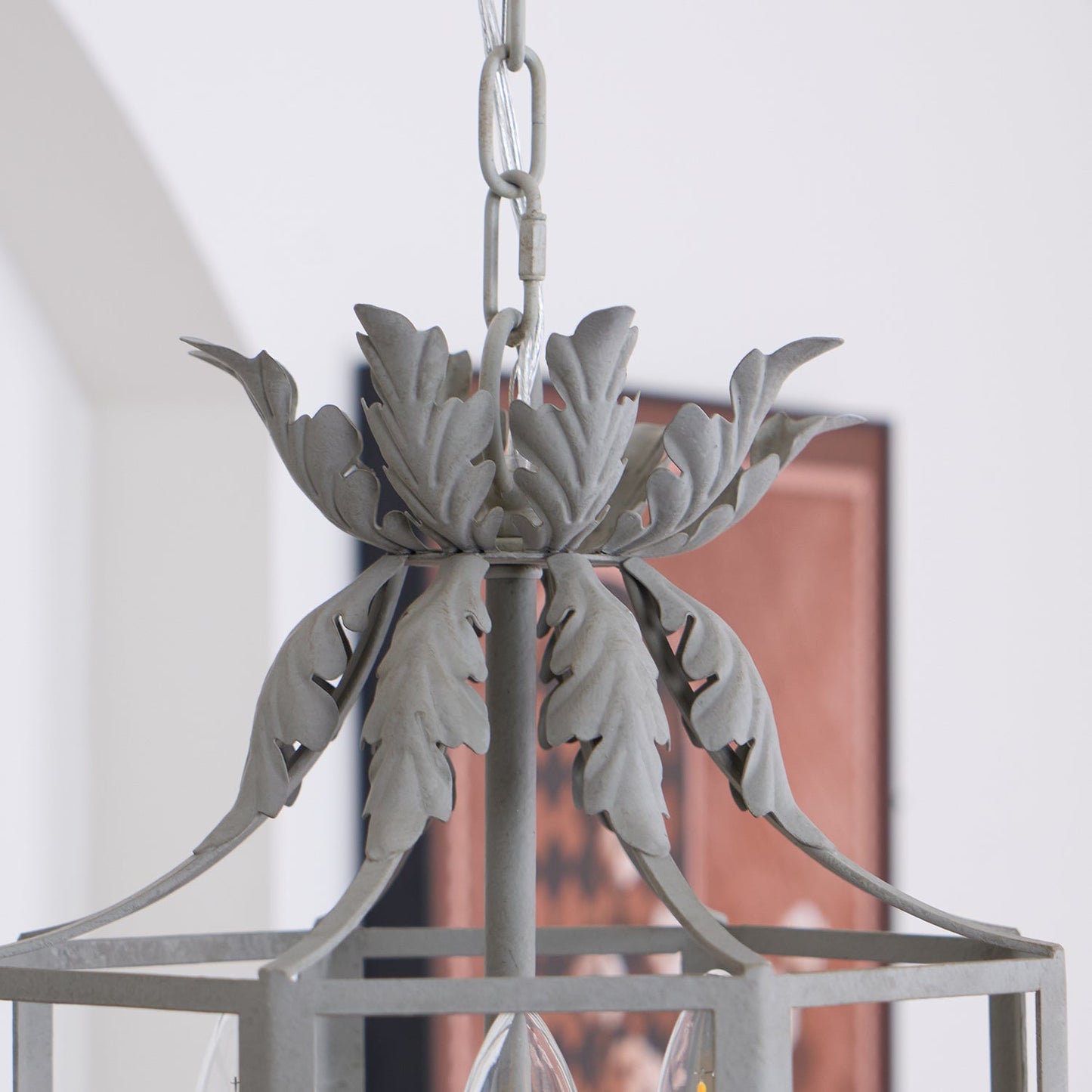 Lustre Retro Cage Chandelier - Vintage Design with Adjustable Height