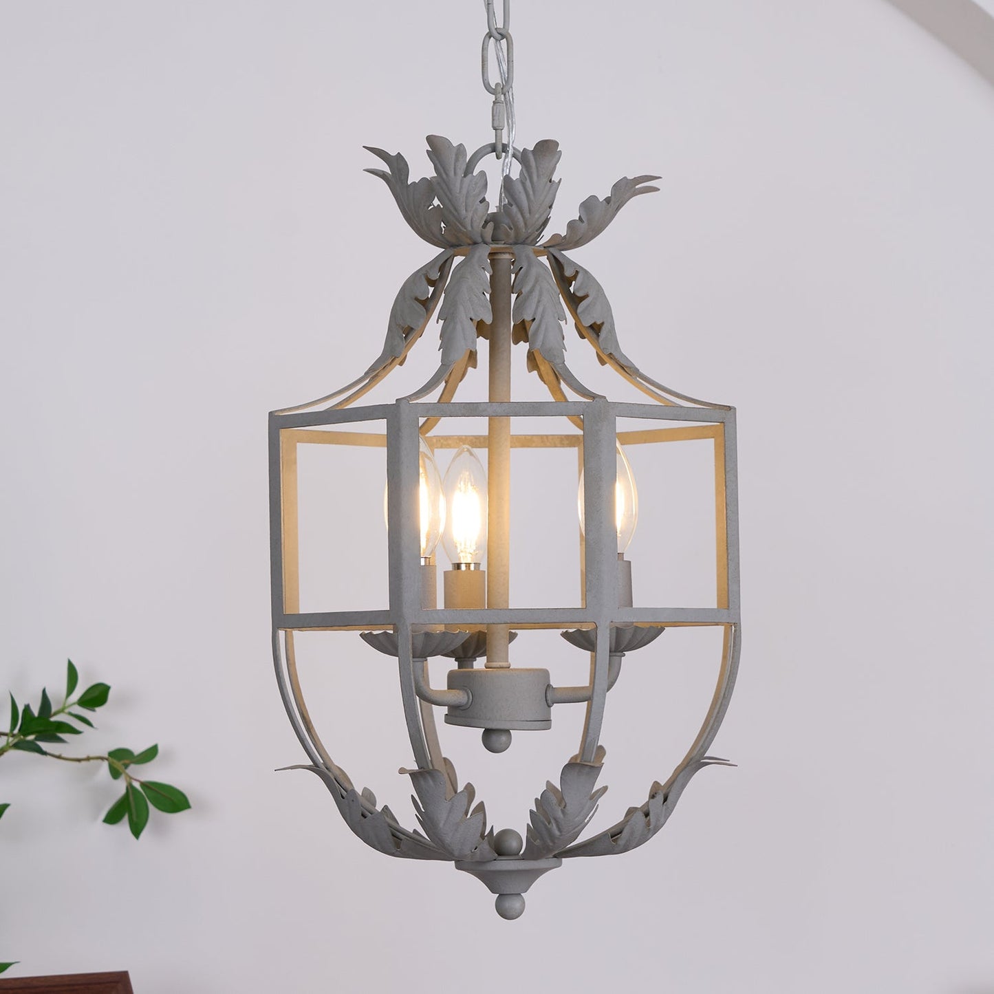 Lustre Retro Cage Chandelier - Vintage Design with Adjustable Height