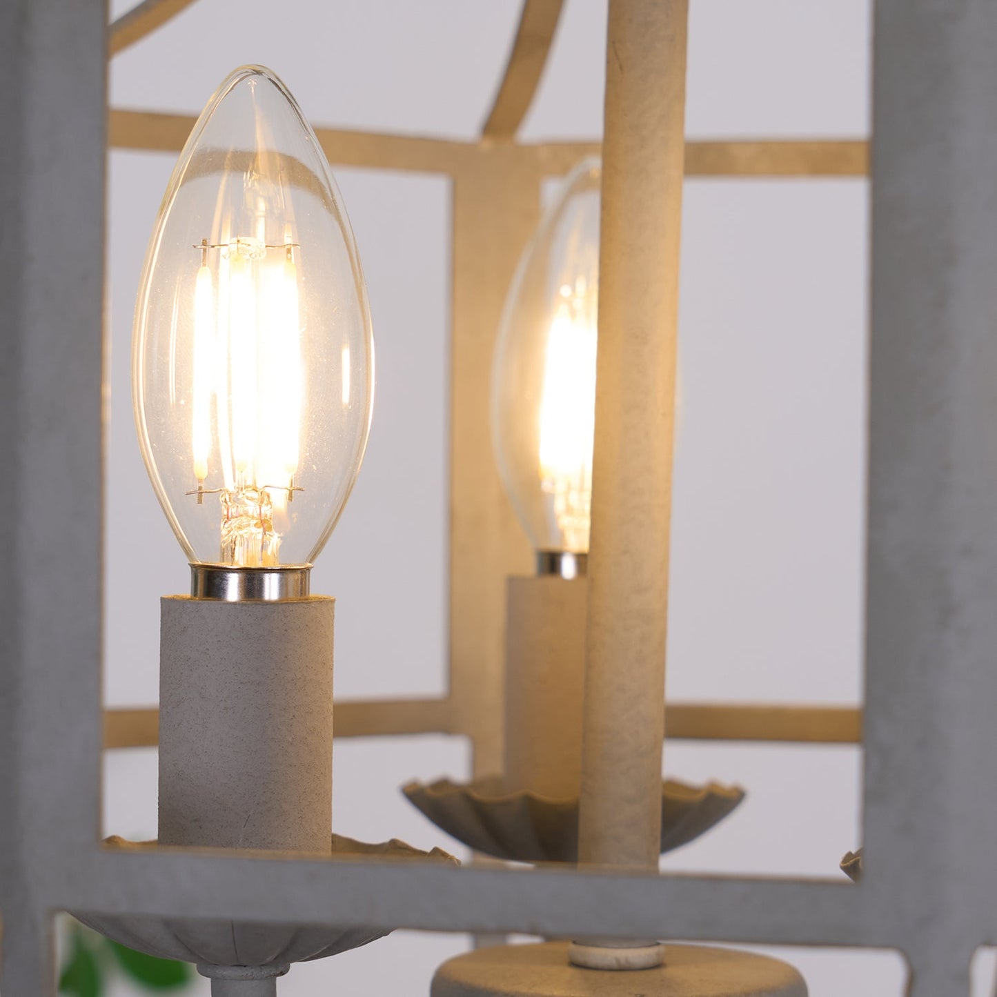Lustre Retro Cage Chandelier - Vintage Design with Adjustable Height