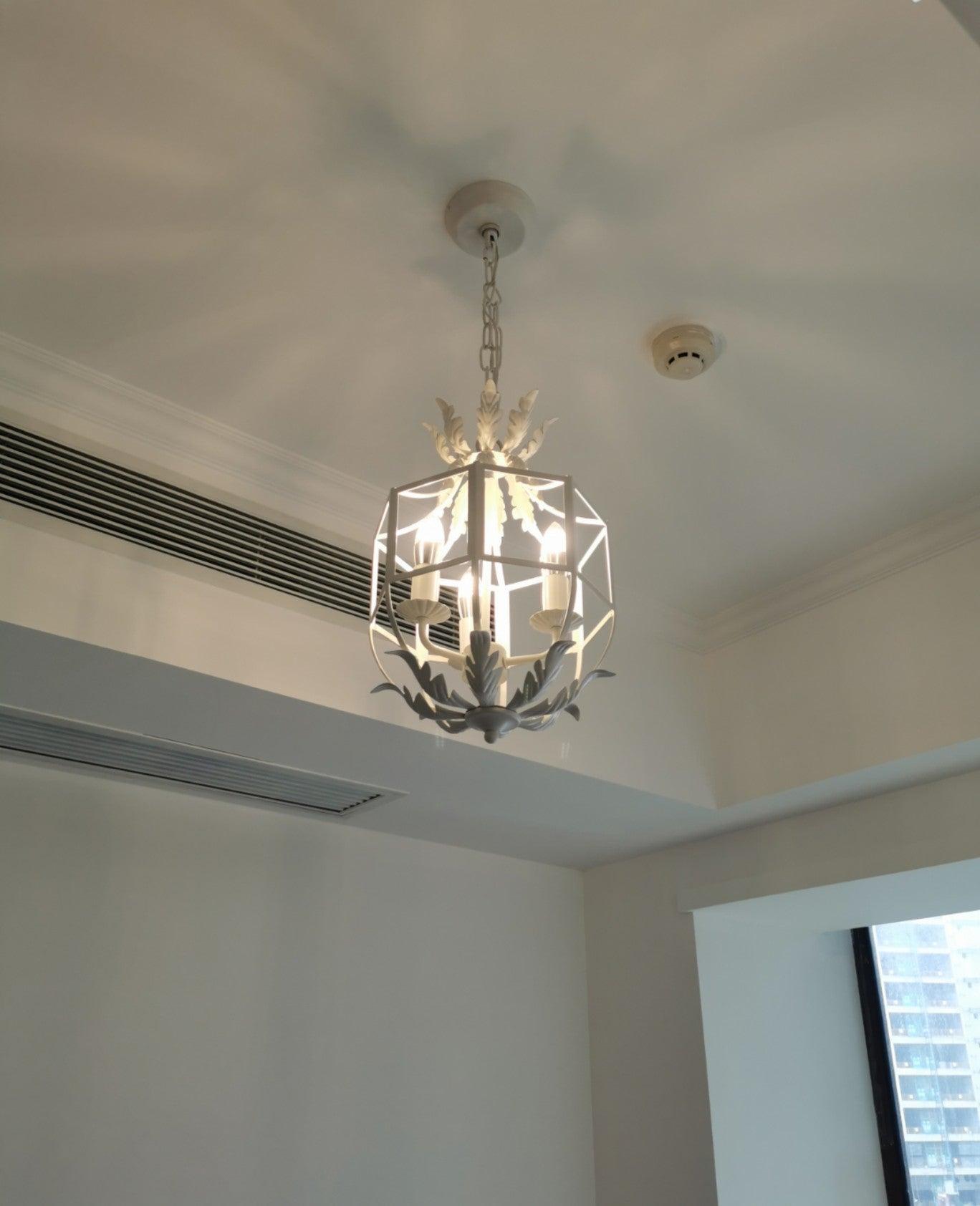 Lustre Retro Cage Chandelier - Vintage Design with Adjustable Height