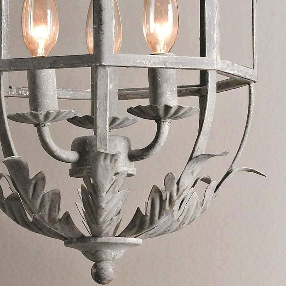 Lustre Retro Cage Chandelier - Vintage Design with Adjustable Height