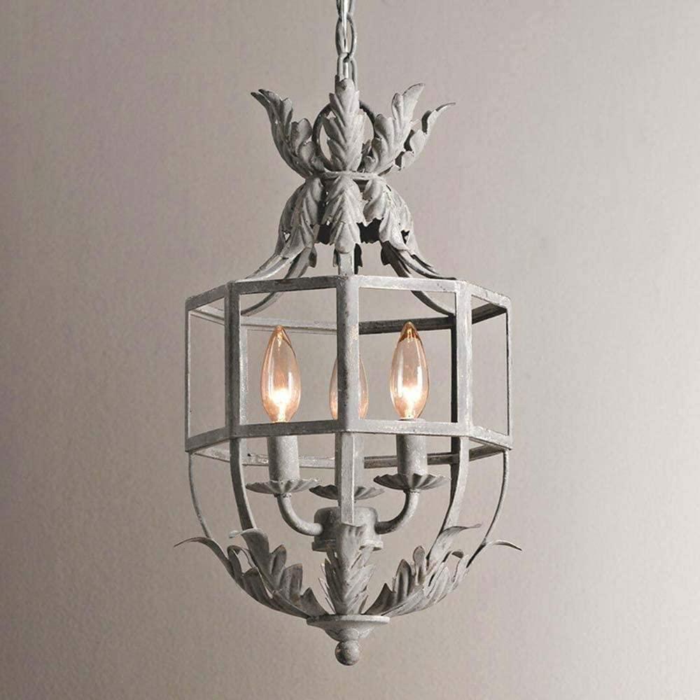 Lustre Retro Cage Chandelier - Vintage Design with Adjustable Height