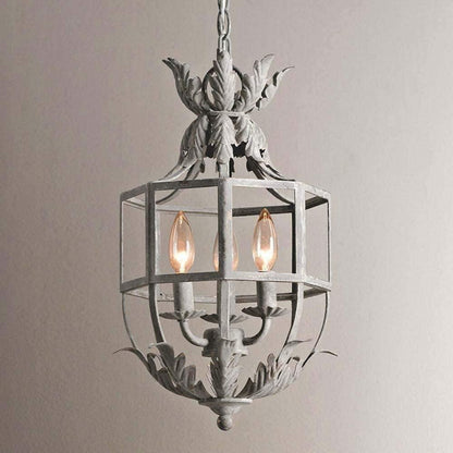 Lustre Retro Cage Chandelier - Vintage Design with Adjustable Height