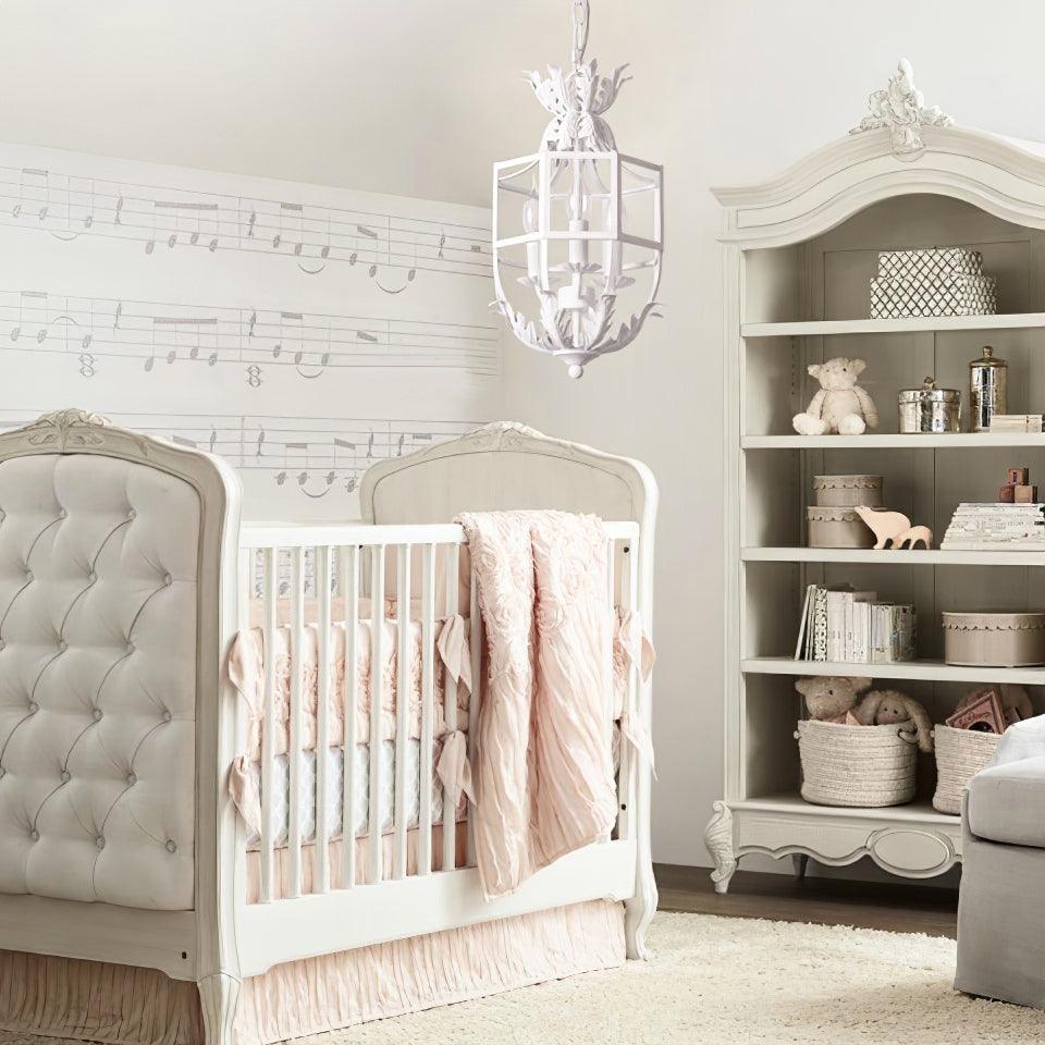 Lustre Retro Cage Chandelier - Vintage Design with Adjustable Height