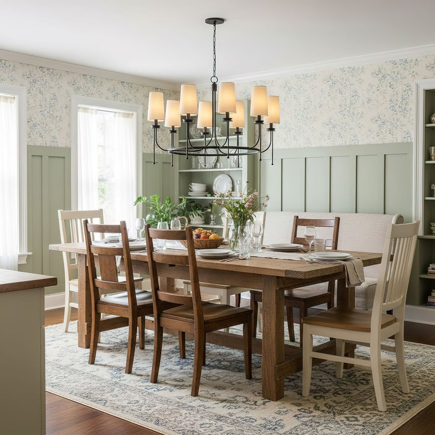 Lydia Chandelier - Elegant Crystal Lighting with Adjustable Height