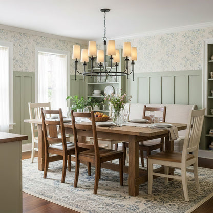 Lydia Chandelier - Elegant Crystal Lighting with Adjustable Height