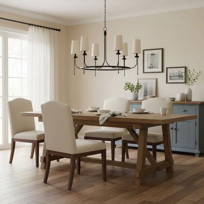 Lydia Chandelier - Elegant Crystal Lighting with Adjustable Height