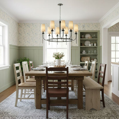 Lydia Chandelier - Elegant Crystal Lighting with Adjustable Height