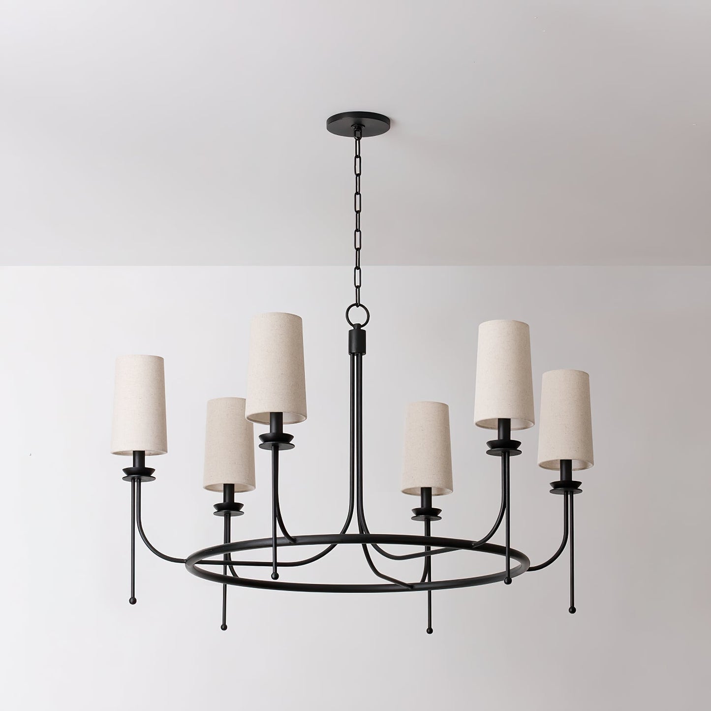 Lydia Chandelier - Elegant Crystal Lighting with Adjustable Height