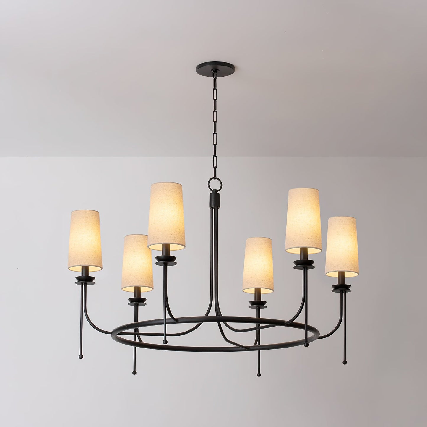 Lydia Chandelier - Elegant Crystal Lighting with Adjustable Height