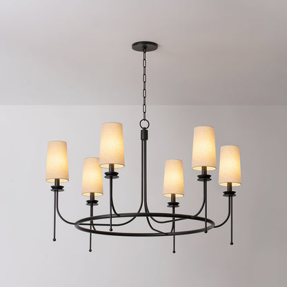 Lydia Chandelier - Elegant Crystal Lighting with Adjustable Height