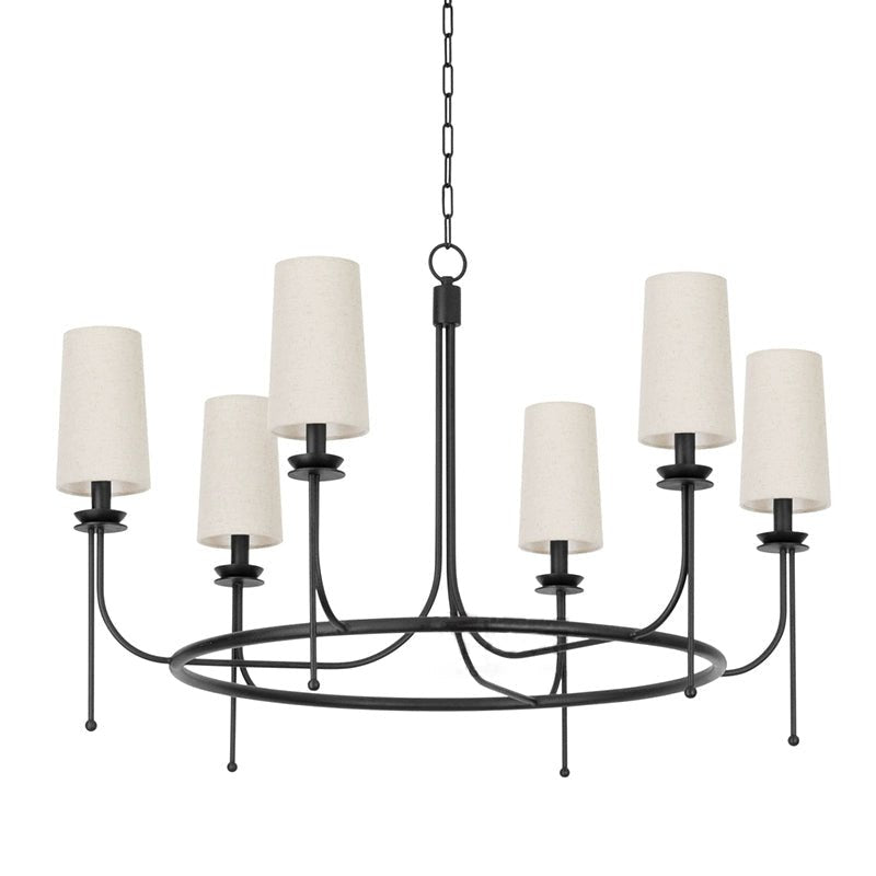 Lydia Chandelier - Elegant Crystal Lighting with Adjustable Height