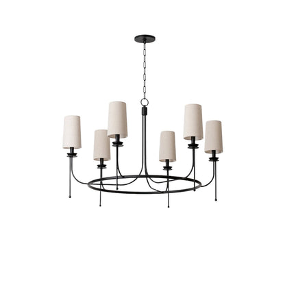 Lydia Chandelier - Elegant Crystal Lighting with Adjustable Height