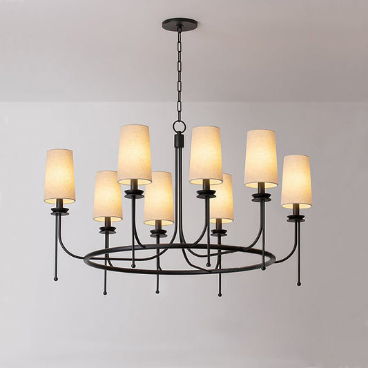 Lydia Chandelier - Elegant Crystal Lighting with Adjustable Height