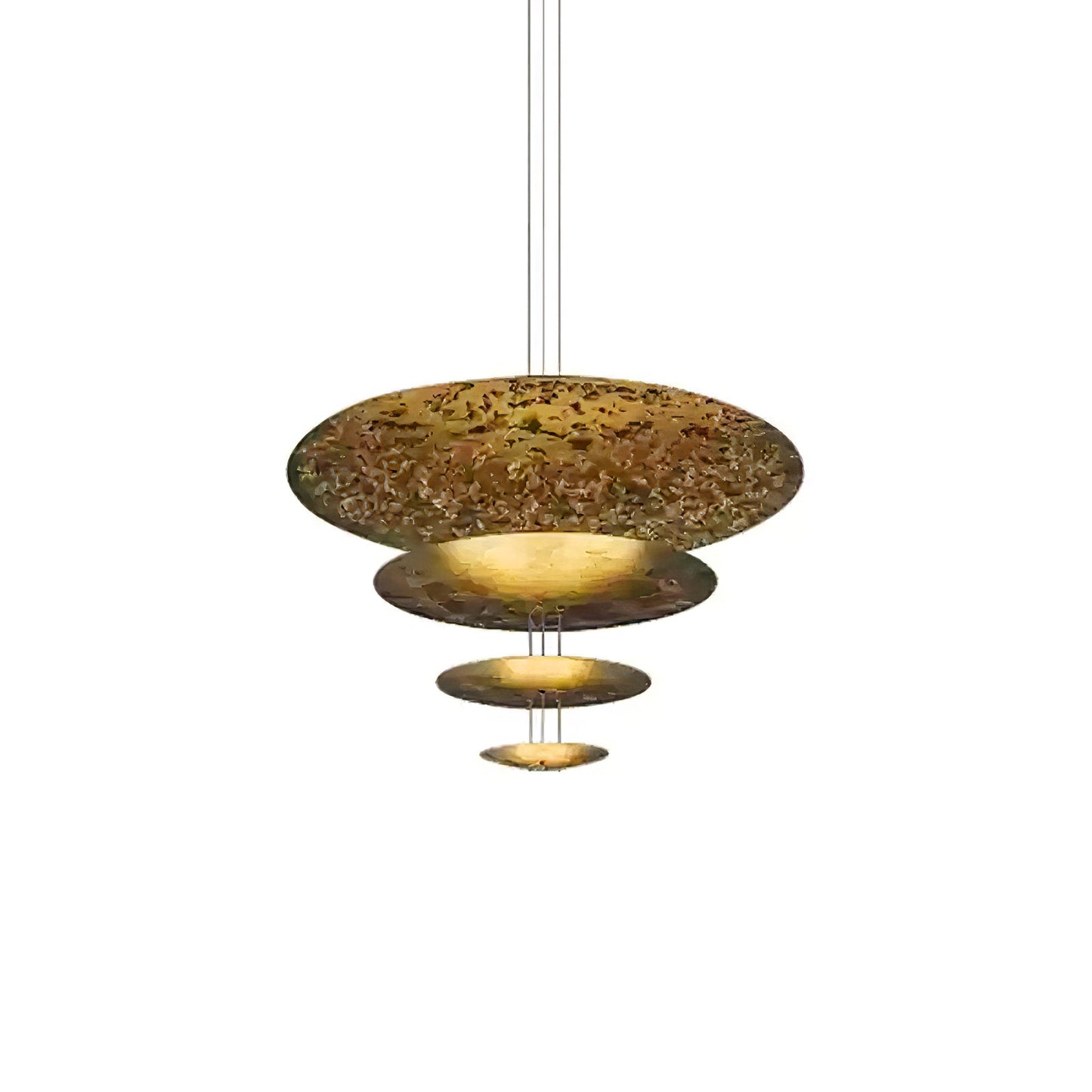Industrial Machine Chandelier - Adjustable Height, Energy-Efficient LE