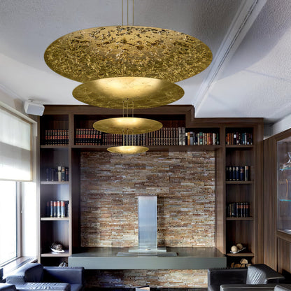 Industrial Machine Chandelier - Adjustable Height, Energy-Efficient LE