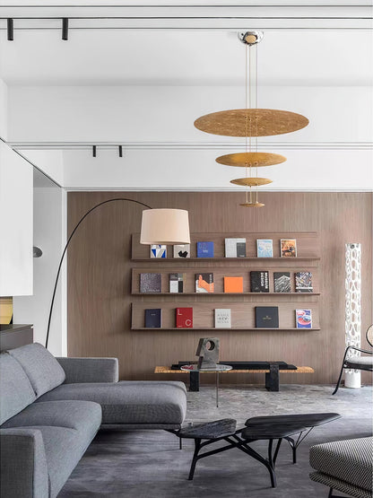 Industrial Machine Chandelier - Adjustable Height, Energy-Efficient LE