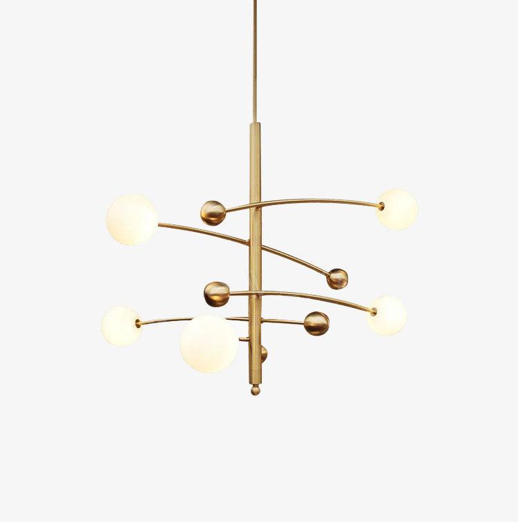 Magic Bean Chandelier - Adjustable Height, Energy-Efficient LED Lighti