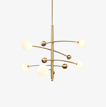 Magic Bean Chandelier - Adjustable Height, Energy-Efficient LED Lighti