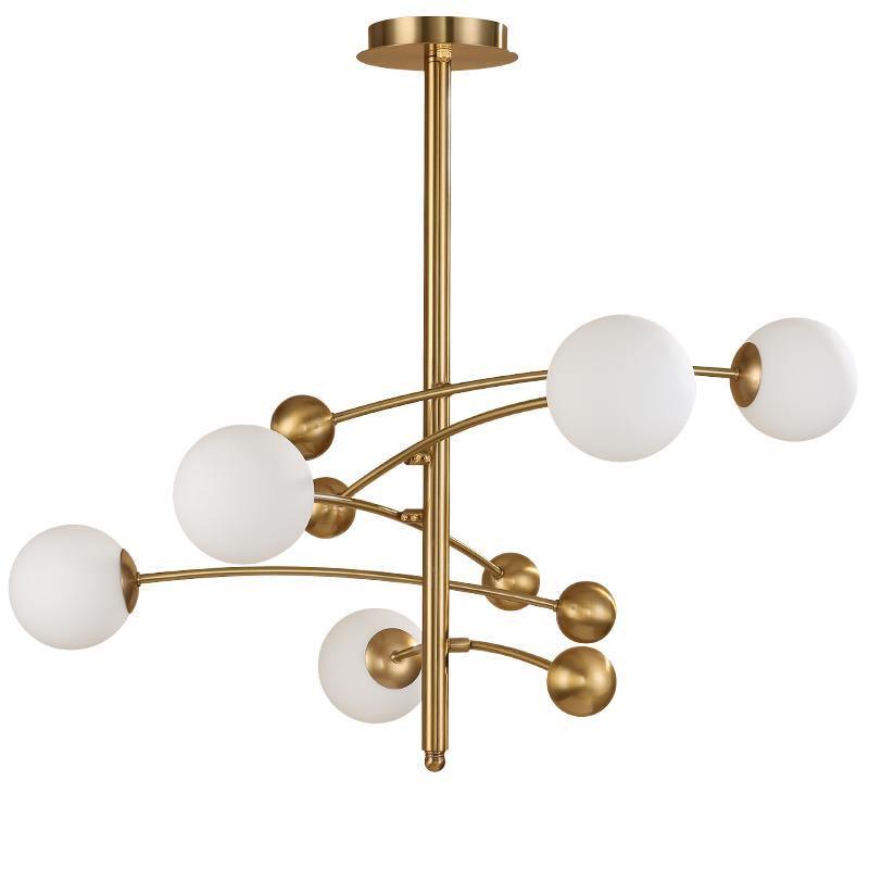 Magic Bean Chandelier - Adjustable Height, Energy-Efficient LED Lighti