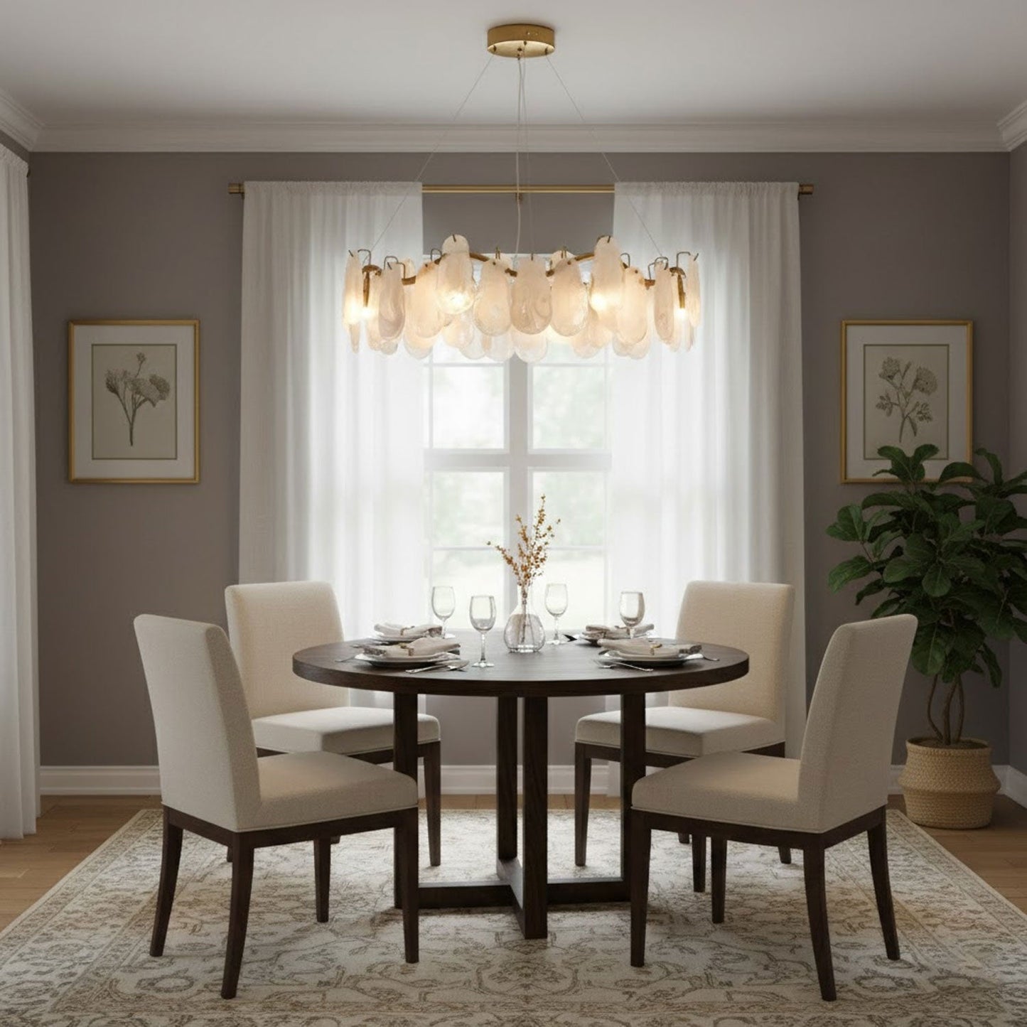 Mahina Cloud Chandelier - Elegant Design with Adjustable Brightness