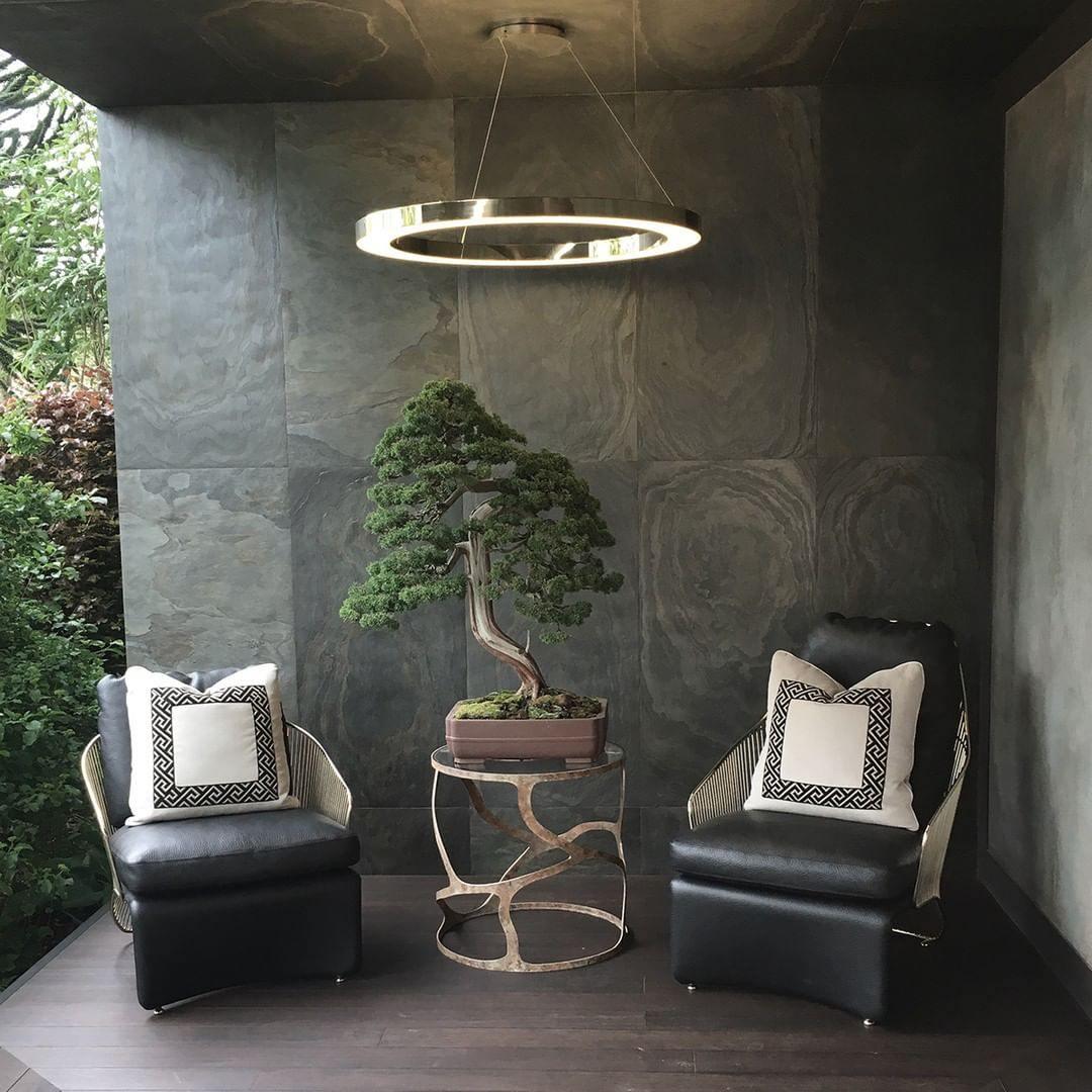 Modern Ring LED Pendant Light - Dimmable, Adjustable Height