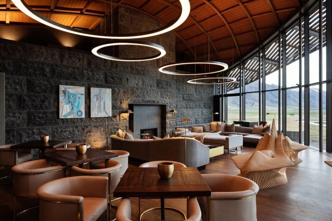 Modern Ring LED Pendant Light - Dimmable, Adjustable Height