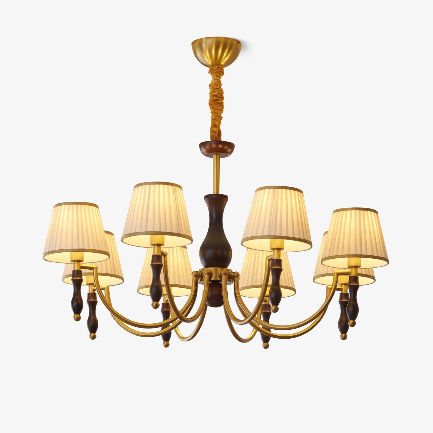 Majestic Veil Chandelier - Elegant Design with Dimmable LED Lights
