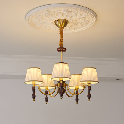 Majestic Veil Chandelier - Elegant Design with Dimmable LED Lights