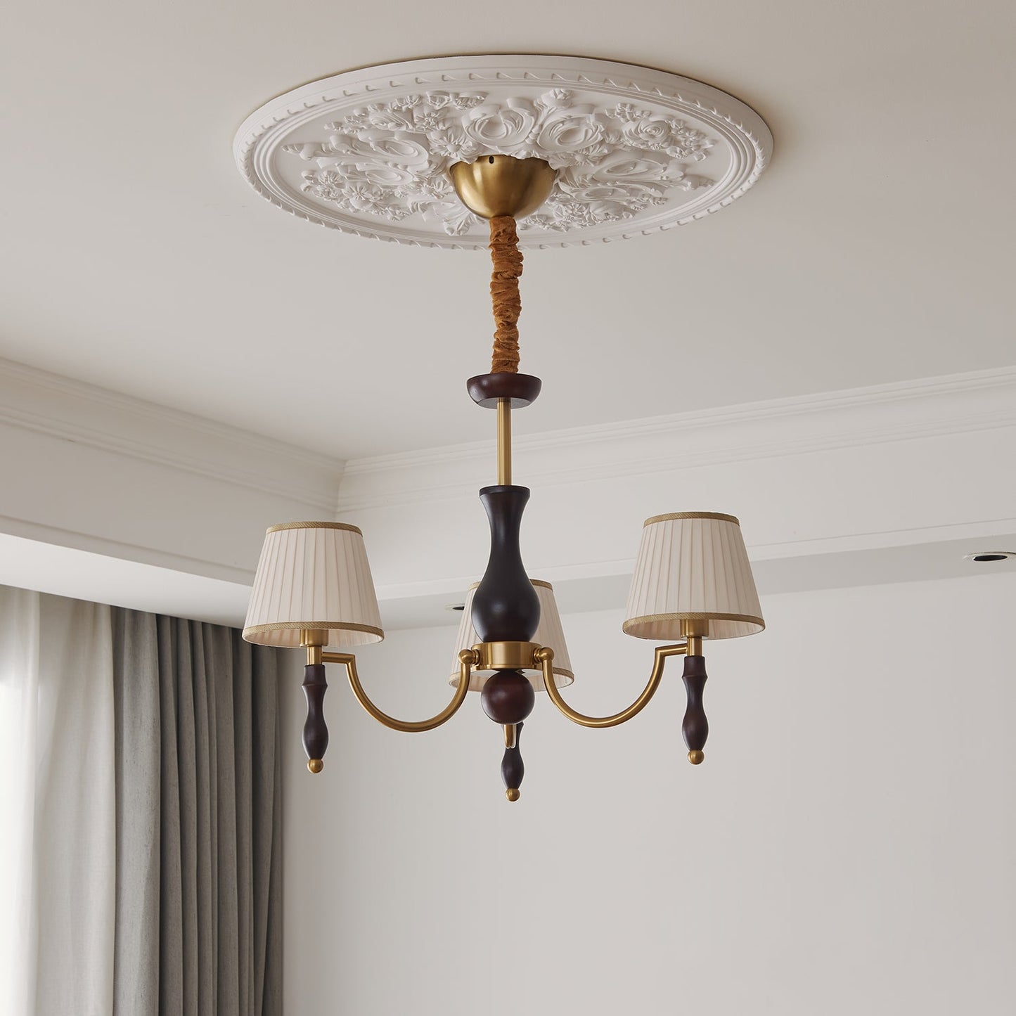 Majestic Veil Chandelier - Elegant Design with Dimmable LED Lights