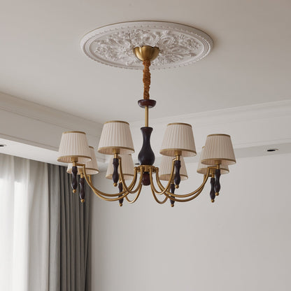 Majestic Veil Chandelier - Elegant Design with Dimmable LED Lights