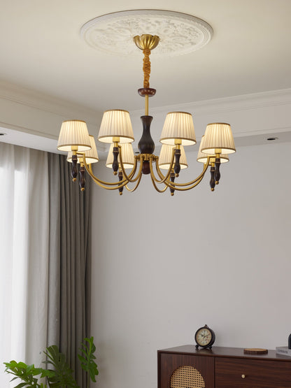 Majestic Veil Chandelier - Elegant Design with Dimmable LED Lights