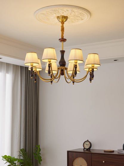 Majestic Veil Chandelier - Elegant Design with Dimmable LED Lights