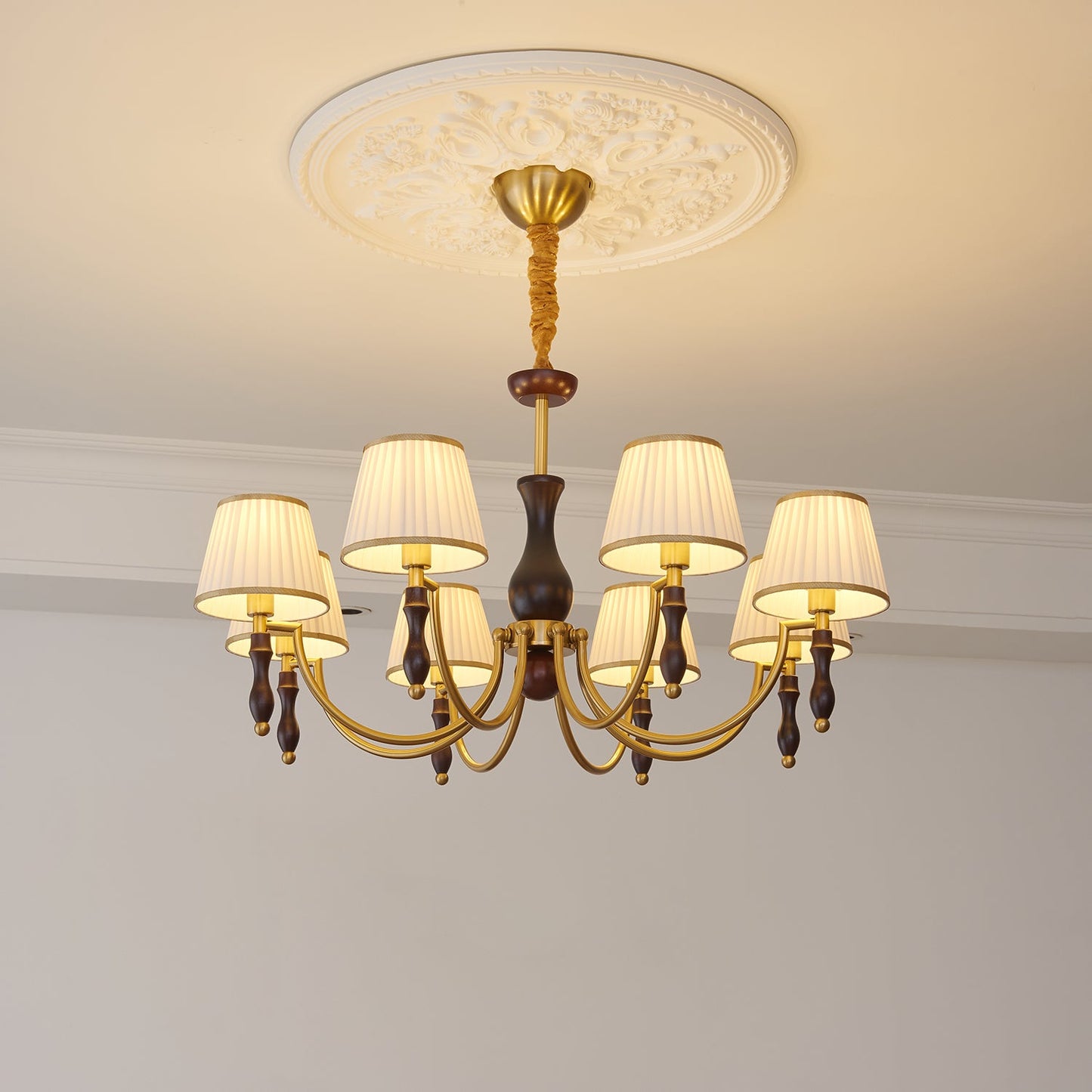 Majestic Veil Chandelier - Elegant Design with Dimmable LED Lights