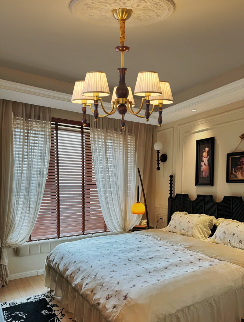 Majestic Veil Chandelier - Elegant Design with Dimmable LED Lights