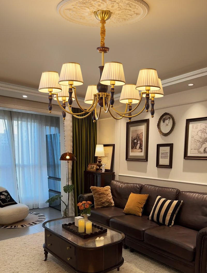 Majestic Veil Chandelier - Elegant Design with Dimmable LED Lights