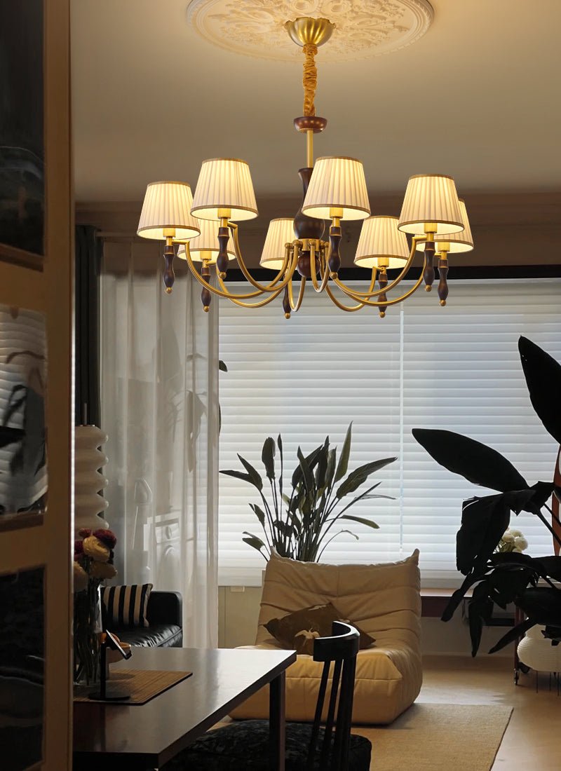 Majestic Veil Chandelier - Elegant Design with Dimmable LED Lights