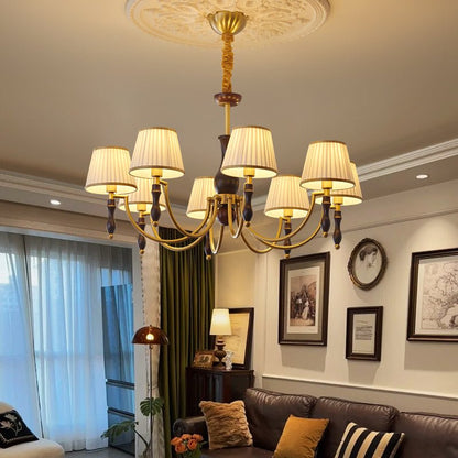 Majestic Veil Chandelier - Elegant Design with Dimmable LED Lights