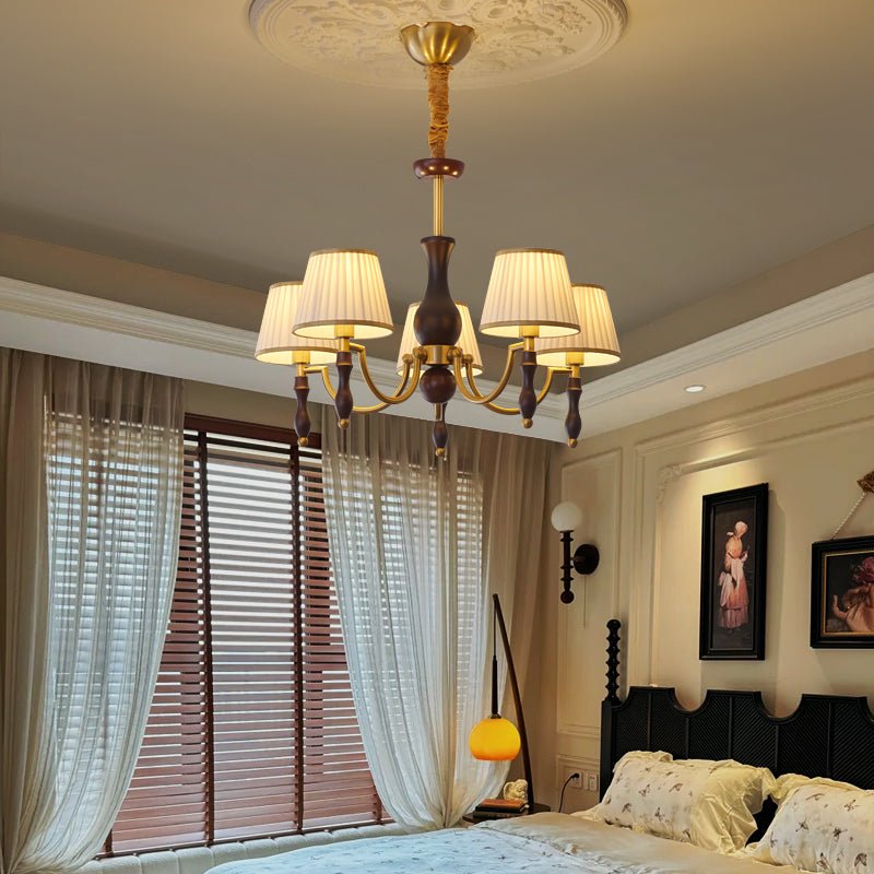 Majestic Veil Chandelier - Elegant Design with Dimmable LED Lights