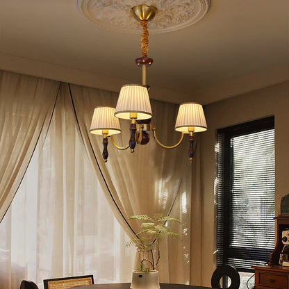 Majestic Veil Chandelier - Elegant Design with Dimmable LED Lights