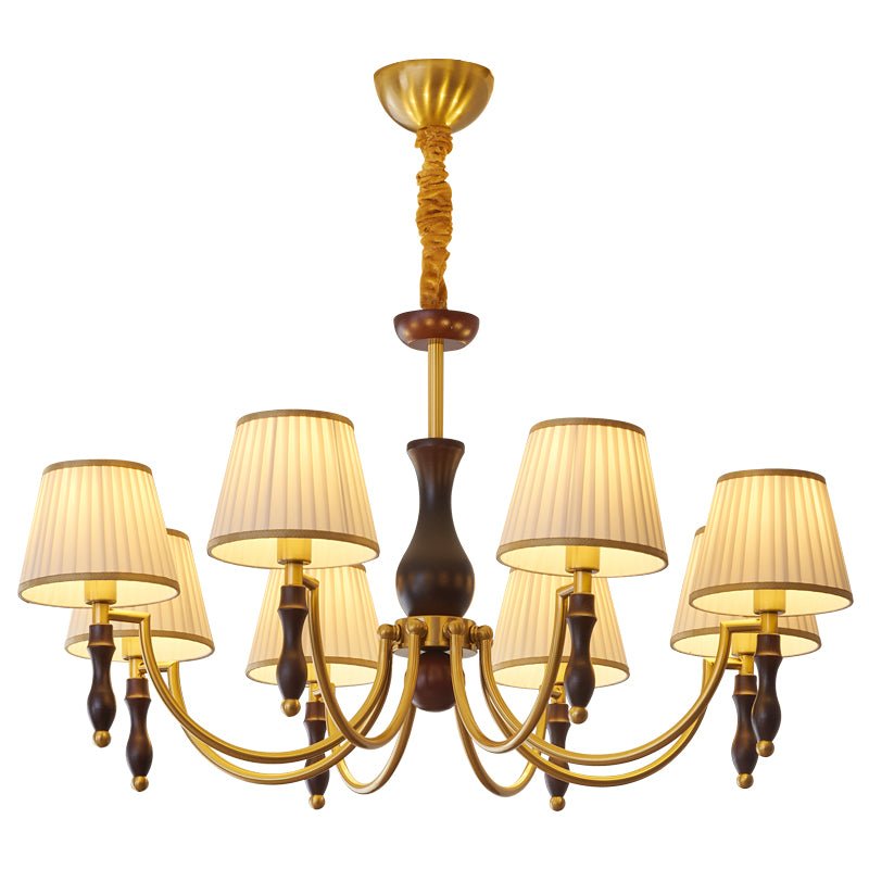 Majestic Veil Chandelier - Elegant Design with Dimmable LED Lights