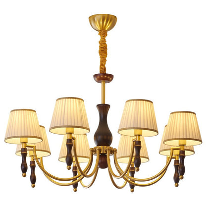 Majestic Veil Chandelier - Elegant Design with Dimmable LED Lights