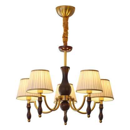Majestic Veil Chandelier - Elegant Design with Dimmable LED Lights