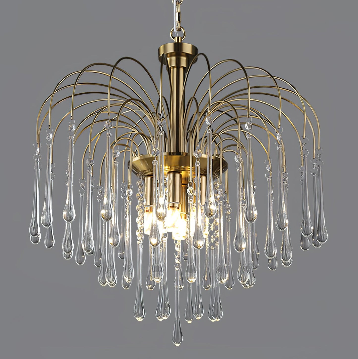 Maltose Chandelier - Elegant Lighting Fixture with Adjustable Height &