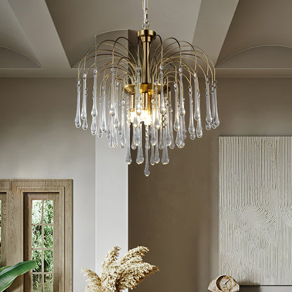 Maltose Chandelier - Elegant Lighting Fixture with Adjustable Height &
